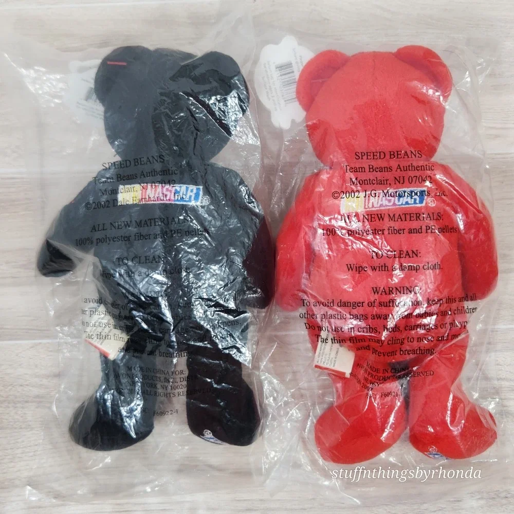 NASCAR By Avon 2002 Dale Earnhardt 3 & Jeff Gordon 24 Bears  New Unopened‎
